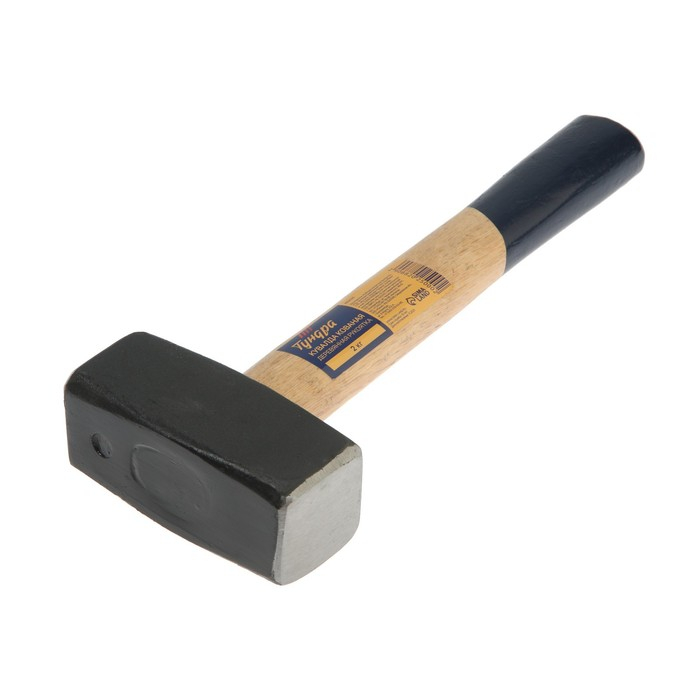 Кувалда кованая ТУНДРА, деревянная рукоятка, 2 кг Кувалда кованая ТУНДРА, деревянная рукоятка, 2 кг