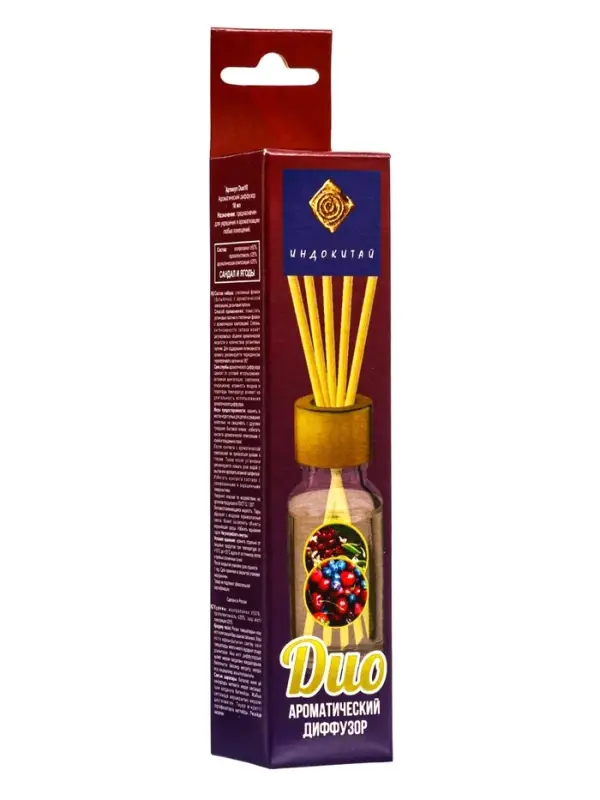 Аромадиффузор Duo10 сандал и ягоды, 10 мл