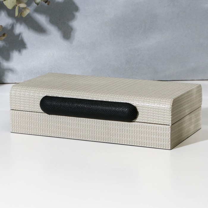 Шкатулка для украшений «Минимализм» экокожа, набор 2 шт. Шкатулка для украшений «Минимализм» экокожа, набор 2 шт.