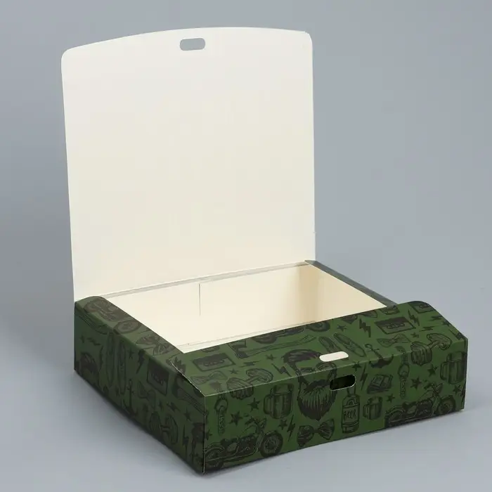 Коробка подарочная складная, упаковка, «С 23 февраля», 20 х 18 х 5 см Коробка подарочная складная, упаковка, «С 23 февраля», 20 х 18 х 5 см