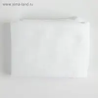 Отрез для рукоделия, плюш, белый, 53&times;50 см