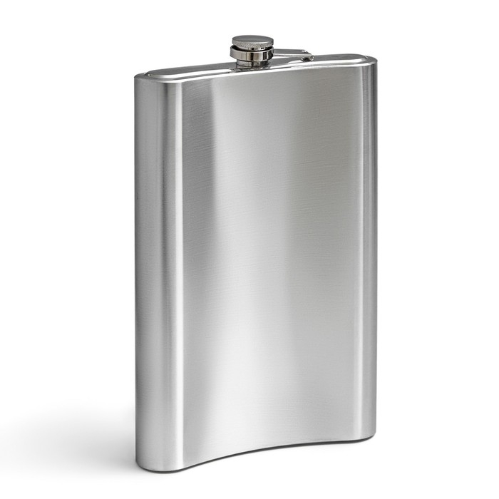 Фляжка для алкоголя 1.92 л, Фляжка для алкоголя 1.92 л, "Гигант", нержавеющая сталь, подарочная, 64 oz