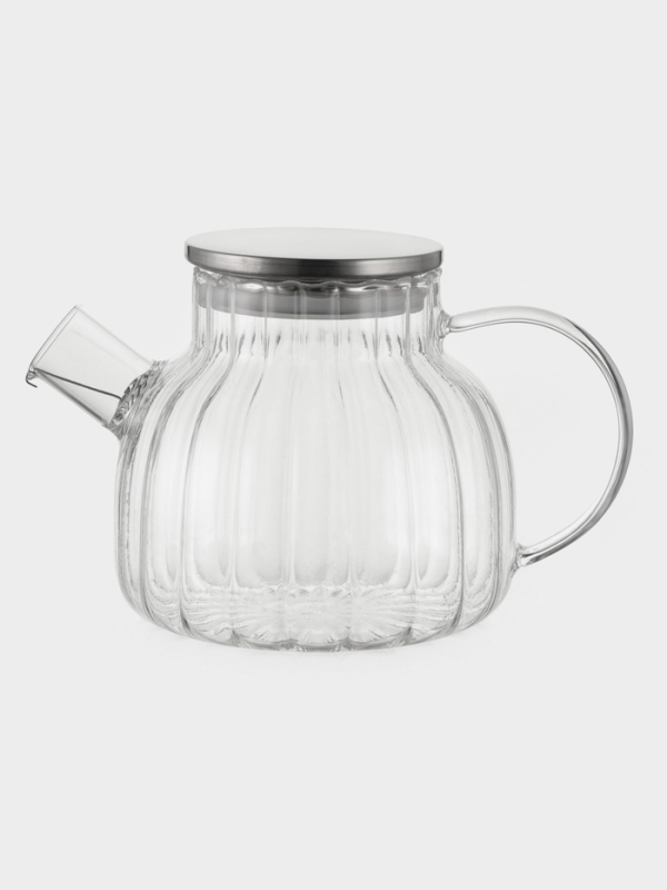 Чайник заварочный с металлической крышкой и металлическим фильтром Чайник заварочный с металлической крышкой и металлическим фильтром "Свик" 1000 мл 20х12 см