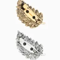 Брошь "Листик" маленький,  (фас 12шт), цвет МИКС