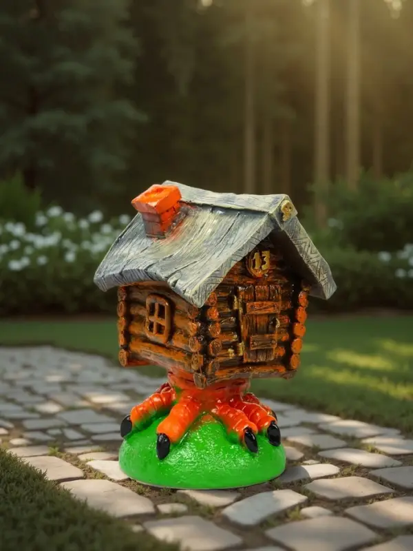 Садовая фигура из гипса &laquo;Избушка&raquo;, 35&times;25&times;30 см