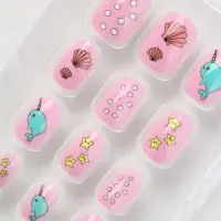 Детские накладные ногти Mermaid Dream, 12 шт.