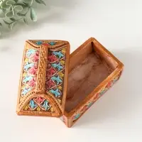 Шкатулка "Ларец цветной" 7,5х10х6 см Шкатулка "Ларец цветной" 7,5х10х6 см