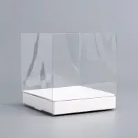 Коробка под бенто - торт с ленточками, золотая, 15.5&times;15.5&times;16 см