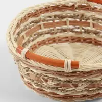 Корзина плетеная 22&times;22&times;9 см, ротанг