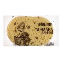 Губка для тела &laquo;Банная&raquo;,15&times;9 см, бежевая