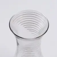 Ваза &laquo;Бриз&raquo;, дымка, h=26 см, стекло, прозрачная