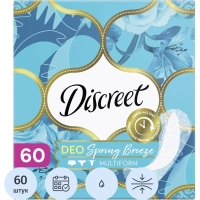 Прокладки женские DISCREET Multiform Весенний Бриз ежедн. 60 шт/уп