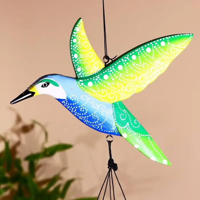 Музыка ветра Музыка ветра "Колибри" бамбук 22х11х100 см