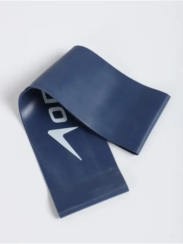 Фитнес-резинка ONLYTOP, 30.5&times;7.6&times;0.09 см, нагрузка 8 кг, цвет синий