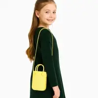 Сумка детская 13&times;3.5&times;16.5 см, без застёжки, жёлтая