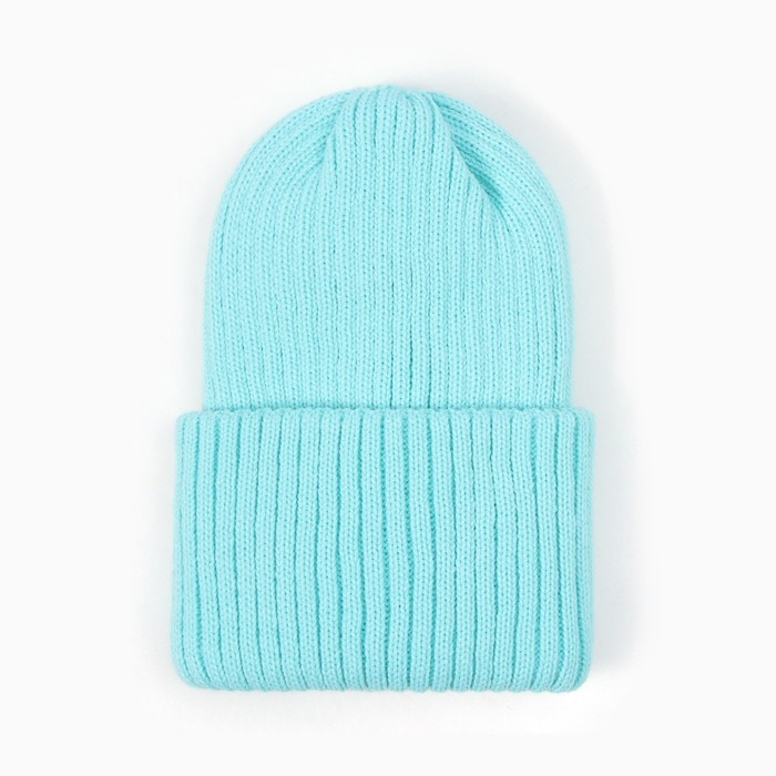 Шапка детская, цвет ментол, размер 54-56 Шапка детская, цвет ментол, размер 54-56