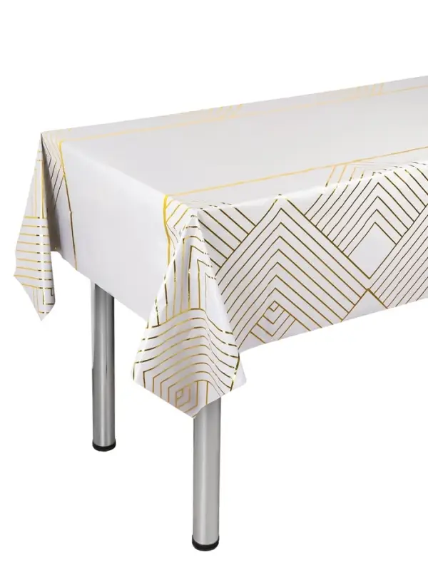 Скатерть &laquo;Геометрия&raquo; 137&times;183 см, цвет золото