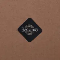 Тарелка подстановочная Magistro &laquo;Сияние&raquo;, d=33, h=3 см, стекло, чёрная