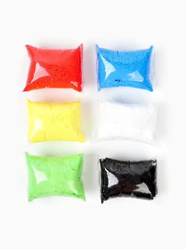 Воздушный пластилин, 6 цветов, МИКС