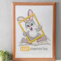 Фоторамка для фото 50х70 см "Luxe Elegance" пластик, бежевый, (пластик экран)