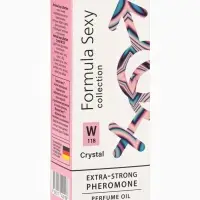 Парфюмерное масло женское с феромонами Formula Sexy Collection Crystal W118, 8 мл (по мотивам Bright Crystal (Versace)