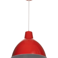 Светильник Richard 1х40Вт Е27 пр-1м красный 32,5х32,5х27см