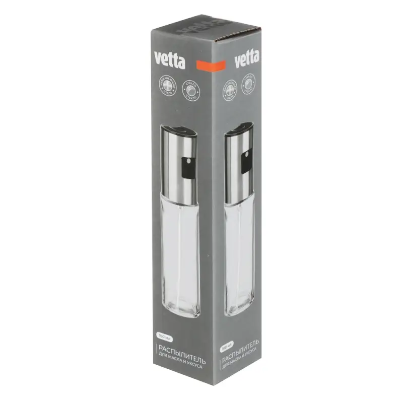 VETTA Распылитель для масла и уксуса, 18х4,3см, стекло, металл