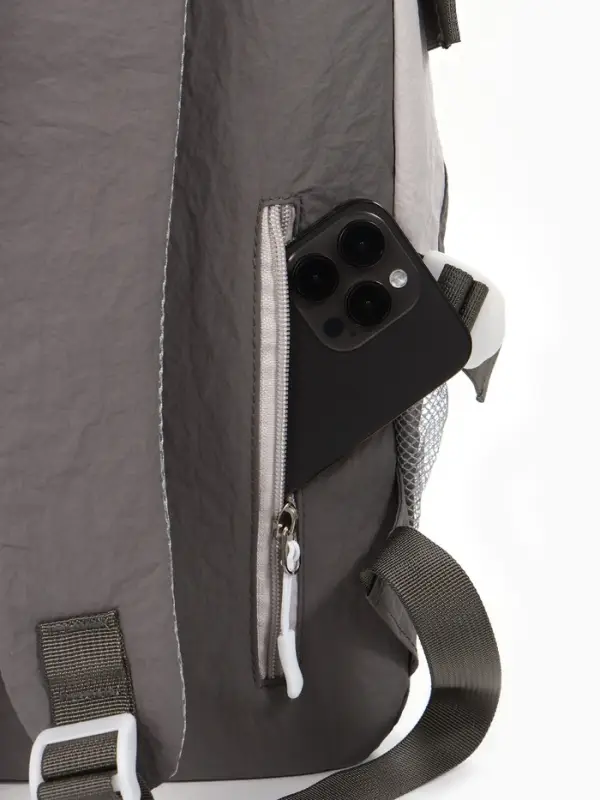 Рюкзак, 1 отделение, 4 кармана, 30&times;14&times;43 см, серый