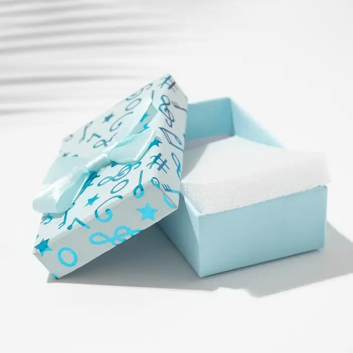 Коробочка подарочная под набор «Музыка», 5×8 (размер полезной части 4.5×7.5 см), МИКС, вставка белая Коробочка подарочная под набор «Музыка», 5×8 (размер полезной части 4.5×7.5 см), МИКС, вставка белая