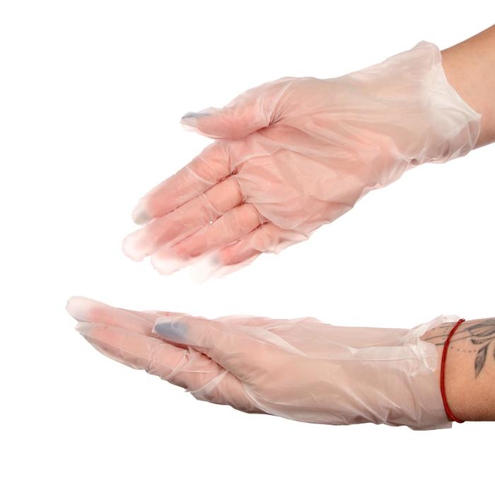 Перчатки одноразовые ТПЭ, 100 шт размер M Перчатки одноразовые ТПЭ, 100 шт размер M