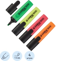 Набор текстовыделителей EDDING E-345/4S набо р 4цв.1-5мм