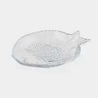 Блюдо Paşabah&ccedil;e Marine, 19.8&times;15.8 см, стекло, прозрачное