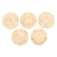 Роспись по дереву &laquo;Русские узоры&raquo;, гжель, 5 шт., заготовки для творчества