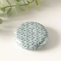 Шкатулка металл круглая "Геометрические рисунки" набор 12 шт 6,8х6,8х1,7 см