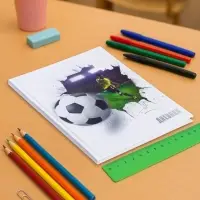 Дневник школьный для 5-11 классов, &laquo;Футбольный мяч&raquo;, твёрдая обложка 7БЦ, глянцевая ламинация, 48 листов