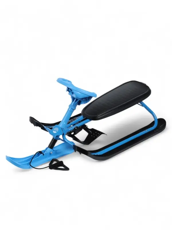 Снегокат ТСП/1 черный/голубой