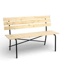 Скамейка деревянная, 140&times;61.5&times;89 см, для дачи и сада