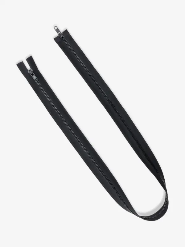 Молния &laquo;Трактор&raquo;, №5, разъёмная, 2 замка, замки автомат, 90 см, чёрная