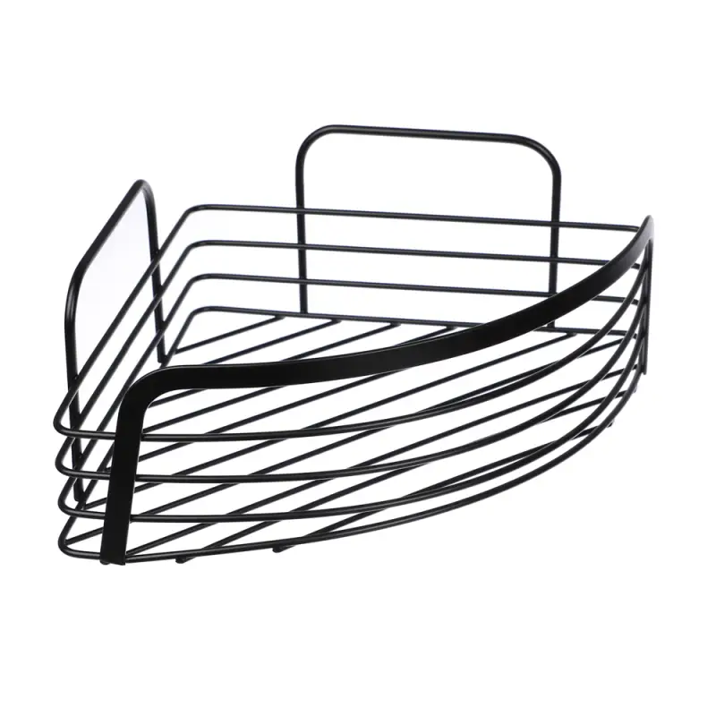 VETTA Полка настенная, угловая, металл, 30x22x9 см, черный