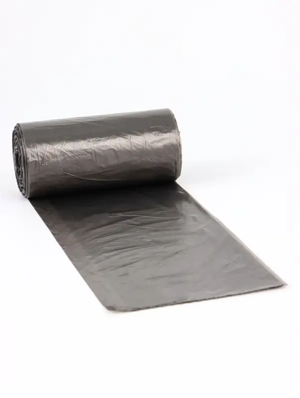 Мешки для мусора 35 л, ПНД толщина 10 мкм, 50 шт. в рулоне, чёрные