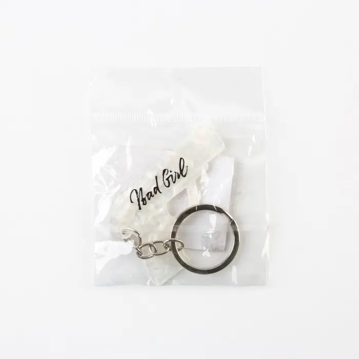 Брелок для ключей акриловый «Bad gir», 4,4 х 6 см Брелок для ключей акриловый «Bad gir», 4,4 х 6 см