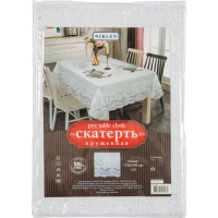 Скатерть Niklen кружевная 100% ПВХ 110х140 см 1272