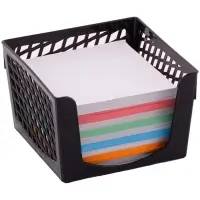 Подставка для бумажного блока &laquo;Офис-класс&raquo;, 90&times;90&times;70 мм, черная