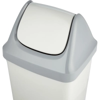 Контейнер для мусора Luscan &nbsp;Swing серый, 50л