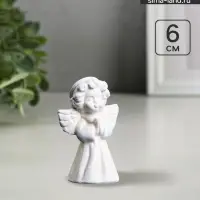 Фигурка гипс &laquo;Молящийся ангел&raquo;, позолота, 3&times;7&times;4.5 см