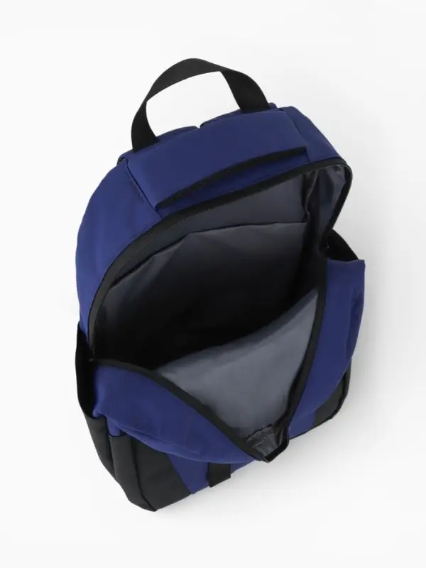 Рюкзак, 27*13*38,5 см, 2 отд 3н/карм, Комби, Водонепрон. дно, синий/черн