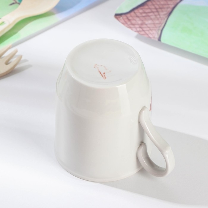 Кружка фарфоровая «Русское поле. Весёлый Колобок», 210 мл, d=7 см, рисунок МИКС Кружка фарфоровая «Русское поле. Весёлый Колобок», 210 мл, d=7 см, рисунок МИКС