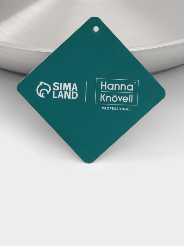 Сковорода d=34 см, h=6 см, толщина стенки 0,6 мм, индукция, дно al+fe+al