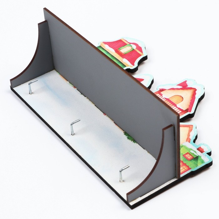 Ключница настенная новогодняя «Заснеженные дома», на Новый год Ключница настенная новогодняя «Заснеженные дома», на Новый год