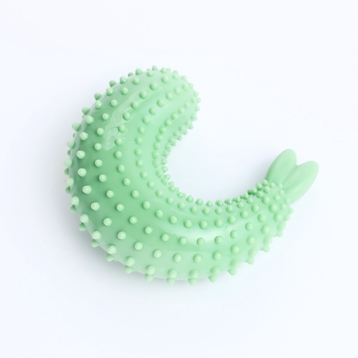 Игрушка массажная для собак Игрушка массажная для собак "Креветка" 9 см, ТПР, микс цветов